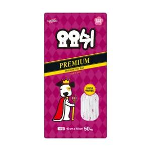 T멤버십 11% / 요요쉬 배변패드 플로럴와인 프리미엄 소형 50매, 1개