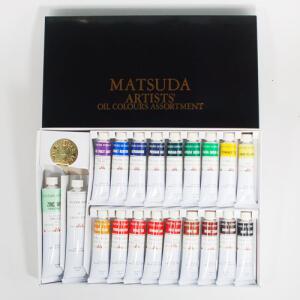 [열린화방]마쯔다 유화물감 20색 20ml 세트(전문가용)/유화용품/미술용품/화방용품