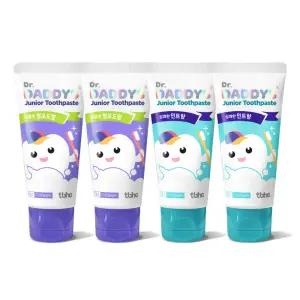 닥터데디스 튼튼치약 주니어 초등학생 불소치약 (민트향+청포도향)60g