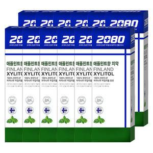 2080 자일리톨 애플민트향 치약 110g x 12개