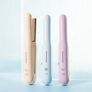 오아 무선 고데기 매직기 볼륨 헤어 미니 고대기 여자 남자 전문가용 앞머리 판 고데기