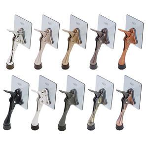 원터치말굽 접착식말굽 접착판 스티커 무타공 말발굽 스토퍼 현관문고정 닫힘방지 붙이는도어스토퍼