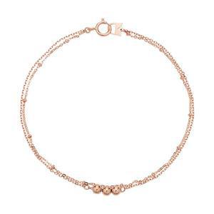 [모아르]14K 팔찌 체인 금팔찌  쓰리