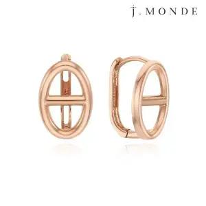 [제이몽드] 14K 볼드 샹달 심플귀걸이(대)