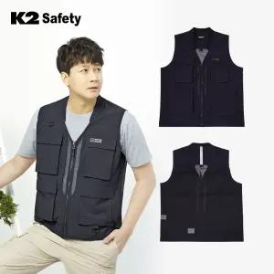 K2 작업조끼 VE-2603 제전조끼 망사 근무복 단체복