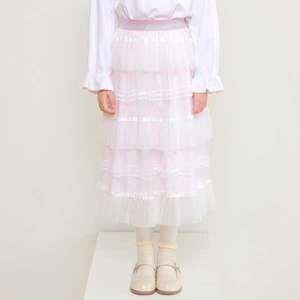 [아이러브제이] R. 로라 망사 롱 치마 레깅스 JUFLE02