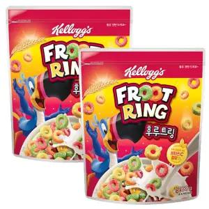 [대용량]켈로그 후루트링, 1200g, 2개