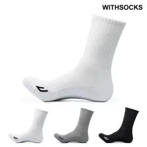 남성48 스포츠양말 두꺼운양말 이중바닥 장목 크루
