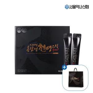 [쇼핑백] 프리미엄 홍삼정 천명 플러스 스틱 30포 진세노사이드 37mg