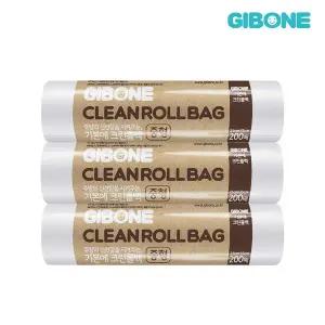 [기본에]크린롤백 중형 25X35 200매 x 3개