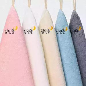 어메니티타올 달 이름자수 40수 어린이집 고리수건 5장 세트 유치원 네임 핸드타올