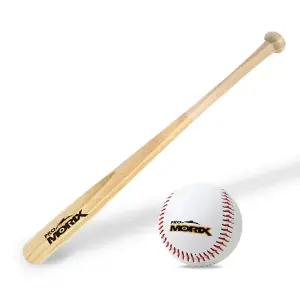 프로모릭스 야구 나무배트+공 세트 우드 소 중 대