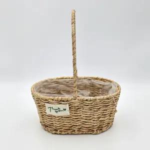 PE재질 왕골바구니 일반형 소 DMS196 S/비누꽃바구니 재료