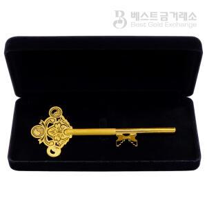 순금열쇠 26.25g + 벨벳케이스 + 24K순금 99.9순도 행운의 황금열쇠