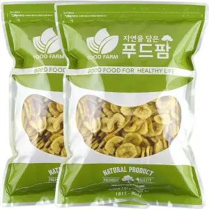 푸드팜 바나나칩 2kg(1kg+1kg)