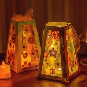 [민화샵] 종이 압화 무드등 인테리어 조명 무드등 만들기 인테리어 소품