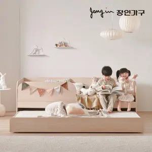 [장인가구] 뉴피터 E0등급 저상형 슬라이딩 2단 침대 S 낮은포켓 (2개)