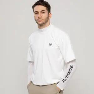 [그렌에코] ges23307 남성 등판 프린트 반팔 바람막이 오버핏 점퍼/밑단조임