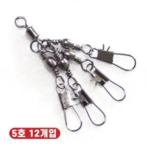 [팜피싱]루어베스트 문어채비직결4도래 / 5호 12개입