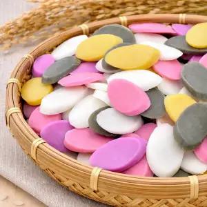 우리쌀 옛날 오색 떡국떡 1kg 2봉 알뜰묶음 (총 2kg)