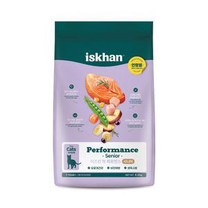 이즈칸 캣 퍼포먼스 시니어 6.5kg /무곡물/헤어볼컨트롤/피부모질개선/국내산고양이사료
