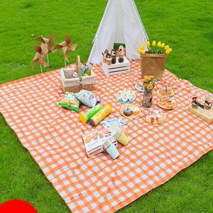 체크 피크닉매트 방수돗자리 캠핑 돗자리 중형 대형 야외 감성