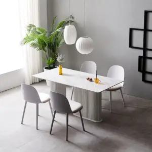 이즈 테이트 1600 세라믹 사각 템바 4인 식탁 세트 IFO290