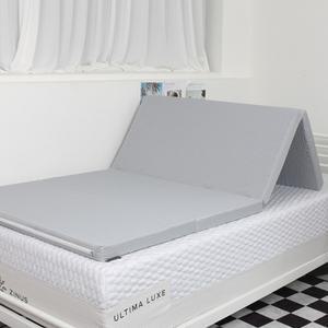 국산 4단 접이식 수면 바닥 캠핑 침대 매트리스 피톤치드 항균