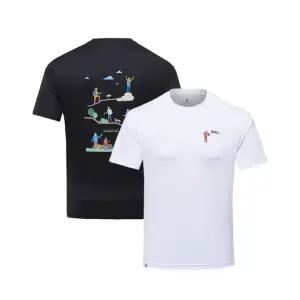 [블랙야크](신세계 사우스시티)[M캠핑라운드티B] 남여공용 등산 레저 기능성 반팔 1BYTSM4911 1BYTSM4926