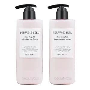 2개 더페이스샵 퍼퓸씨드 벨벳 바디 밀크 300ml