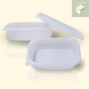 TY 밀폐 죽용기 소 사각 반죽용기 500개입