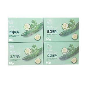 무궁화 오이비누 90g 4개입 목욕 세수 세안 미용