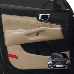 루젠 쏘렌토 MQ4 페이스리프트 도어커버 가죽 4P 풀세트