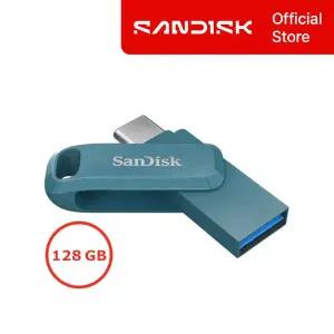 [샌디스크] 울트라 듀얼 드라이브 고 USB 메모리 128GB 128기가 DDC3 블루 Gen1 400MB/s