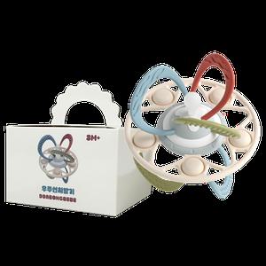 우주선 아기 치발기 국민 이앓이 구강기 사용시기 오볼 손목 고리 따봉베베