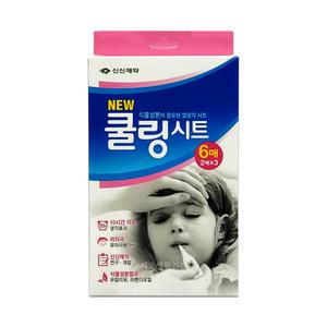 신신제약 쿨링시트 열냉각시트 6매입