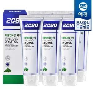 [애경] 2080 X 자일리톨 애플민트향 치약 100g x6개