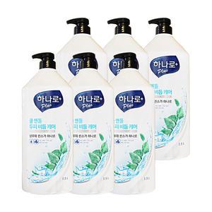 애경 하나로 플러스 샴푸 쿨 멘톨 두피 비듬 케어 샴푸 1.5L 6개 헤어