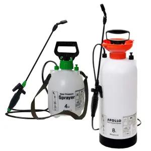 아폴로 압축 자동 분무기 대형 4L 8L 원예 화웨 농사 농약 세차 분사 소독 방역 물뿌리개