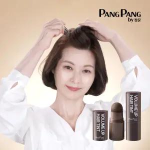 볼륨업 정운팡팡 헤어틴트 2통 4통- 체험분 포함/ 정수리 볼륨 헤어커버 탈모 새치커버 팡팡바이정운