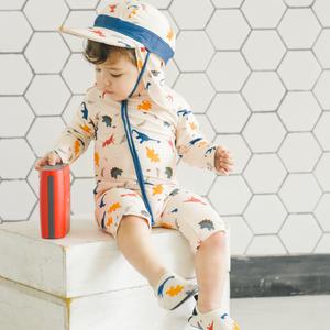 유아 베이비 남아 아기 공룡 수영복 쥬라기 우주복 래쉬가드