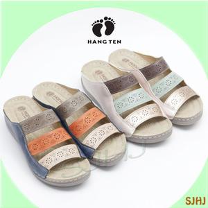 행텐 127 꽃 여성 슬리퍼/블루/베이지/편한/가벼운/세련된/이쁜/외출/산책/다양한 활동/꽃 무늬로 감각있게 ~~