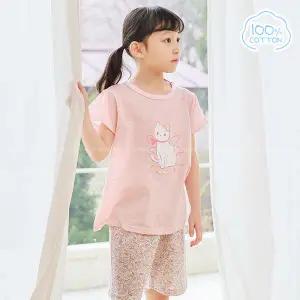 바풀 PL SS44-01 아동내복 순면 반팔 유아 아동 실내복 여름 잠옷 상하