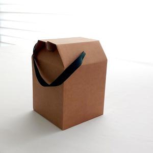 손잡이상자 120 골직끈 선물포장 크라프트 머그컵 쿠키 베이글 떡 수제청 꿀 무지 케이스