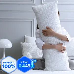 플로라 국내생산 휴비스 듀라론 3중직 냉감 바디필로우