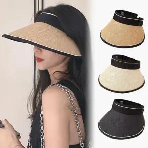 자외선차단 라탄 여성 썬캡 여름모자 돌돌이선캡 OFDJ-HT33
