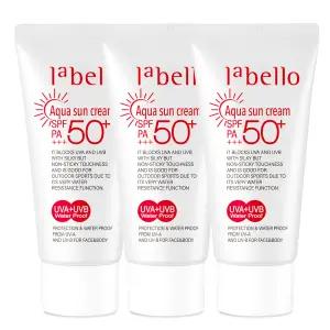 라벨로 아쿠아 선크림 썬크림 x 3개 / SPF50+ PA+++ 50ml 워터프루프 자외선차단 기능성
