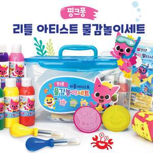 핑크퐁 자동차 중장비 리틀 아티스트 장난감 물감놀이세트 미니카 아기 선물 유아 애기 어린이