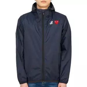 [꼼데가르송] 와펜 바람막이 자켓 네이비 AZ J501 051 1 30163161