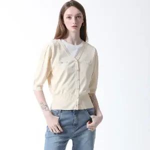 [하프클럽/]페이크 포켓 브이넥 가디건 (택가격 128000원)